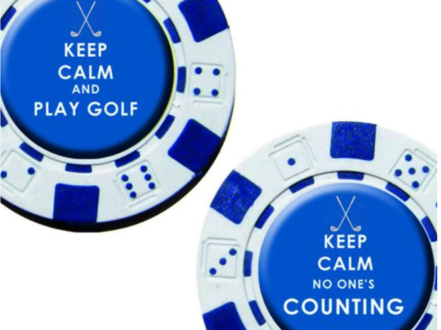 Keep Calm Poker Chip Markers - 2 Pack
