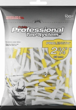 Pride Pts 2 3/4 Tee Pack Yellow - 100