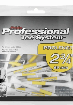 Pride Pts 2 3/4 Tee Pack Yellow - 20 Pack