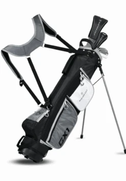 Masters Gx1 Steel Half Set Stand Bag Black / Grey